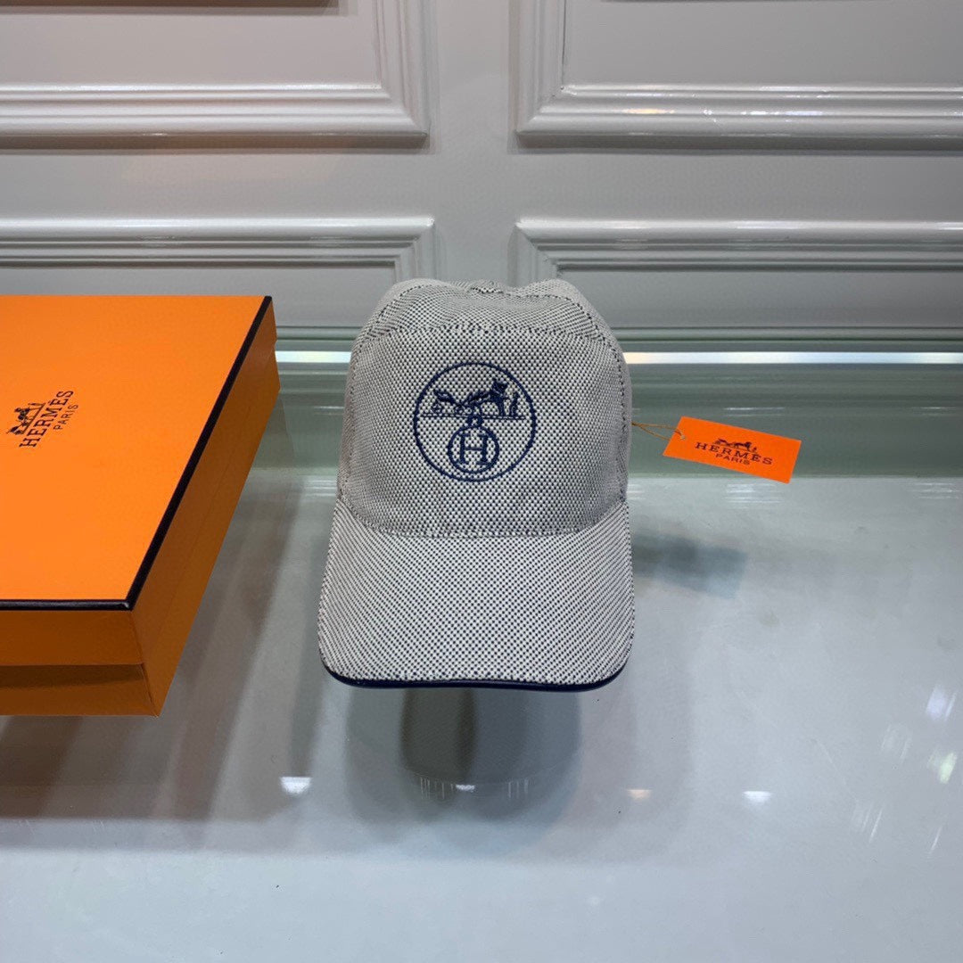 Hermes Davis H Primavera Cap Grey