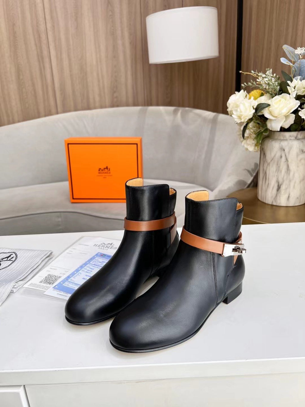 Hermes Neo Ankle Boot Black