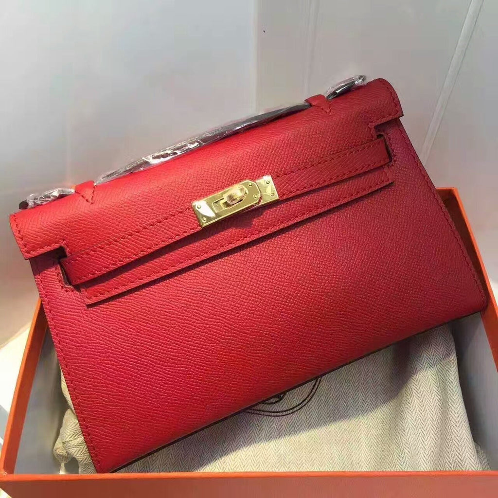 Hermes Kelly 22cm Red