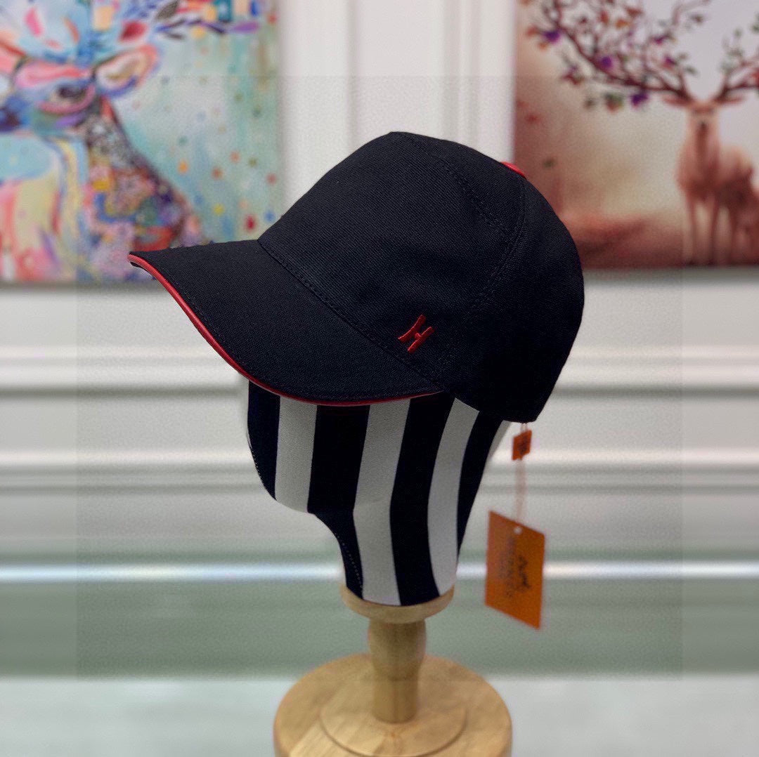 Hermes Davis H Primavera Cap Black