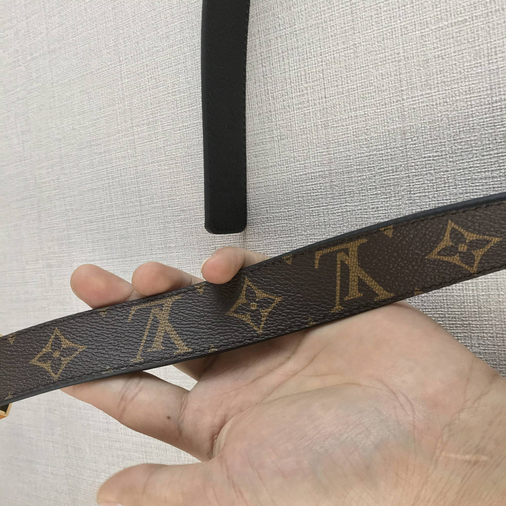 Louis Vuitton LV Initiales Reversible Belt Black