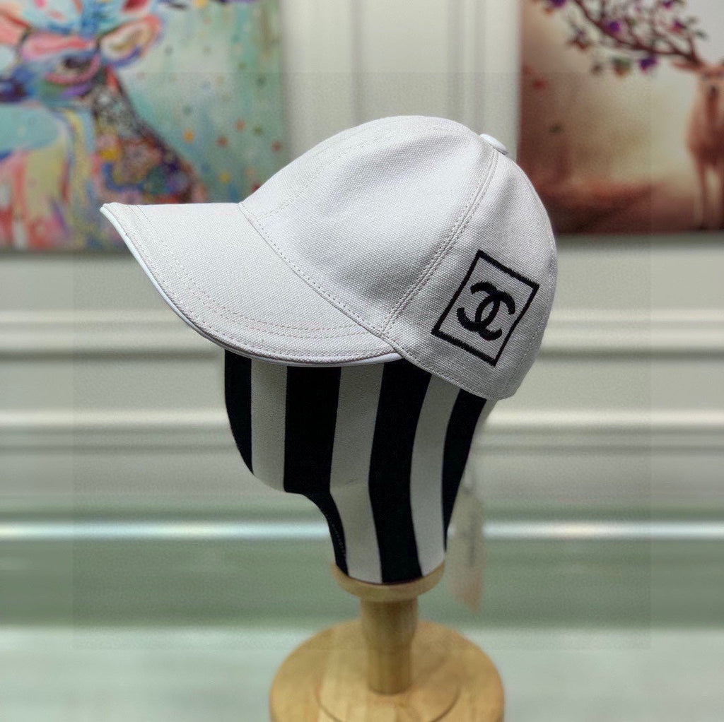 Chanel White Cap