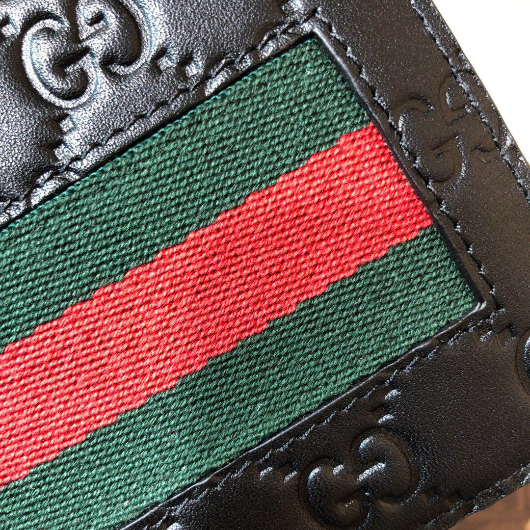 Gucci Signature Web Wallet 11cm