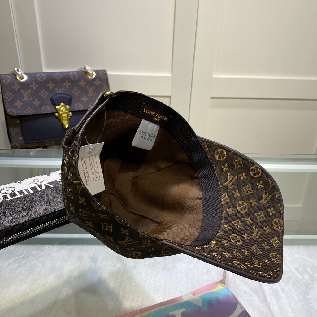 Louis Vuitton Monogram Embroidered Baseball Cap