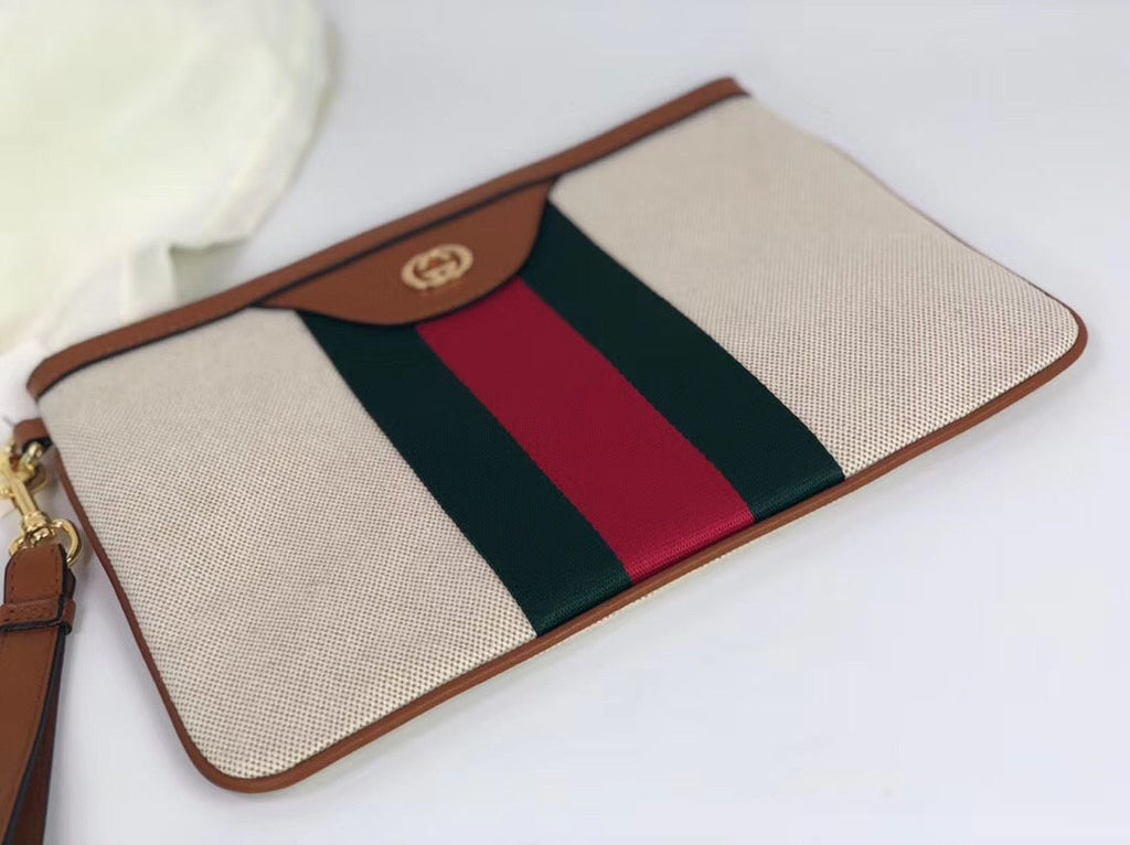 Gucci Vintage Canvas Pouch 29cm