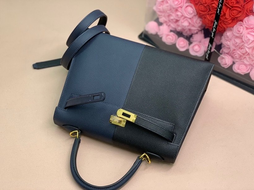 Hermes Epson Bi Color Custom 28cm Black/Blue