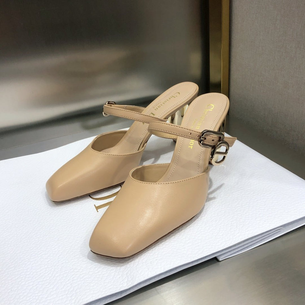 Dior Rhodes Heeled Mule Brown