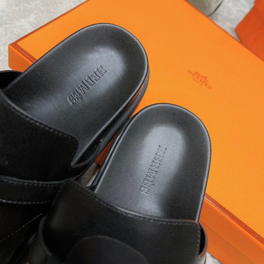 Hermes Elixir Sandal Black