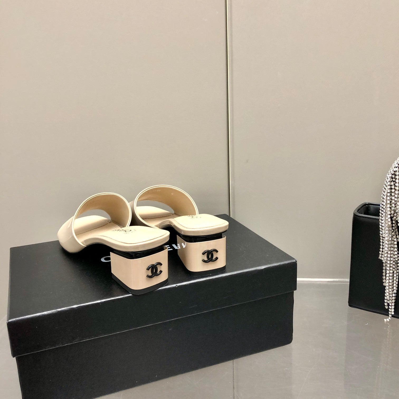 Chanel Mules Beige