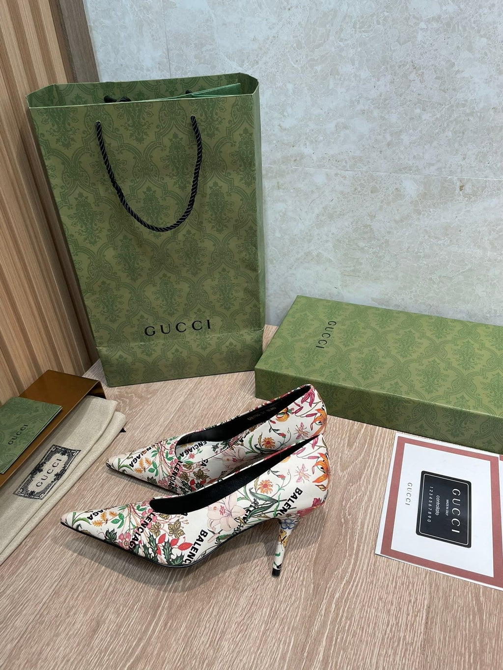Gucci Balenciaga The Hacker Project Square Knife Pump
