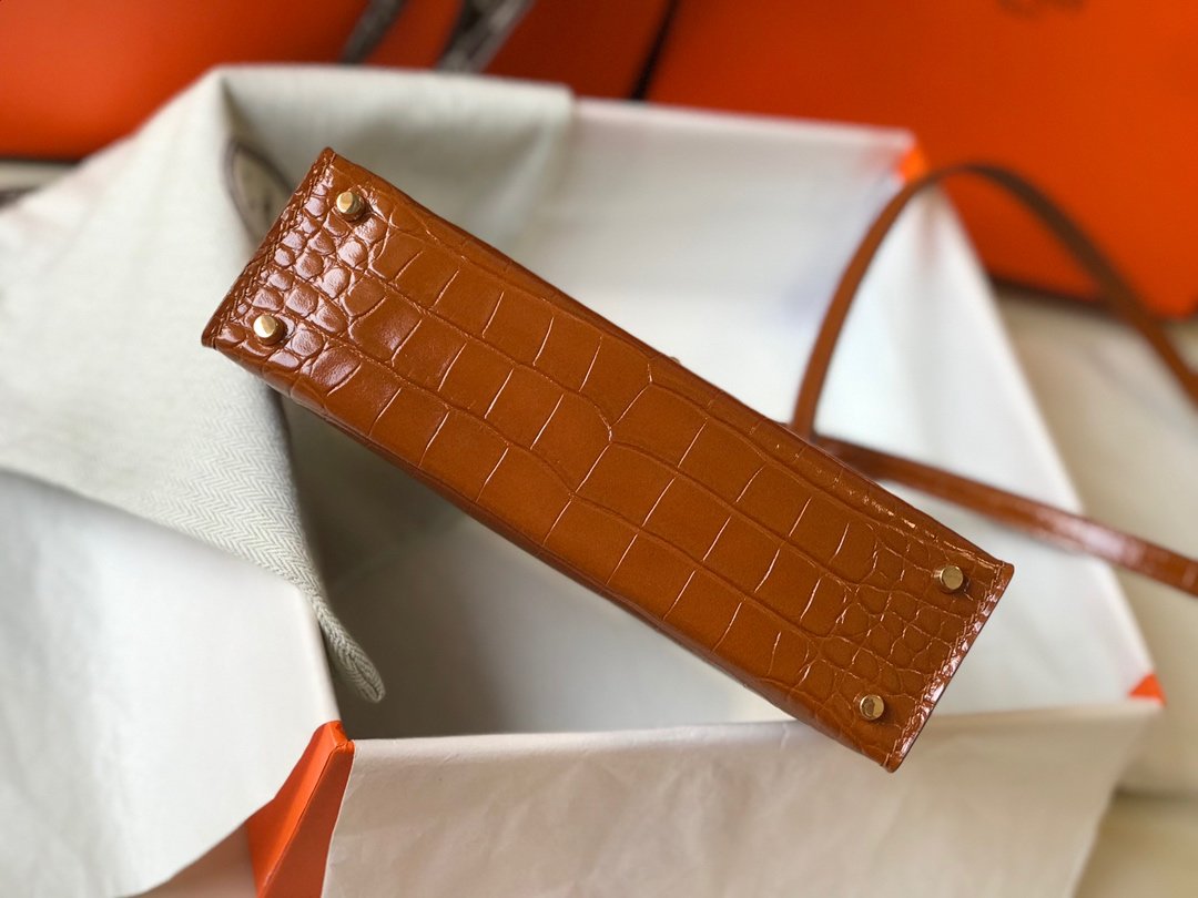 Hermes Kelly 19cm Brown