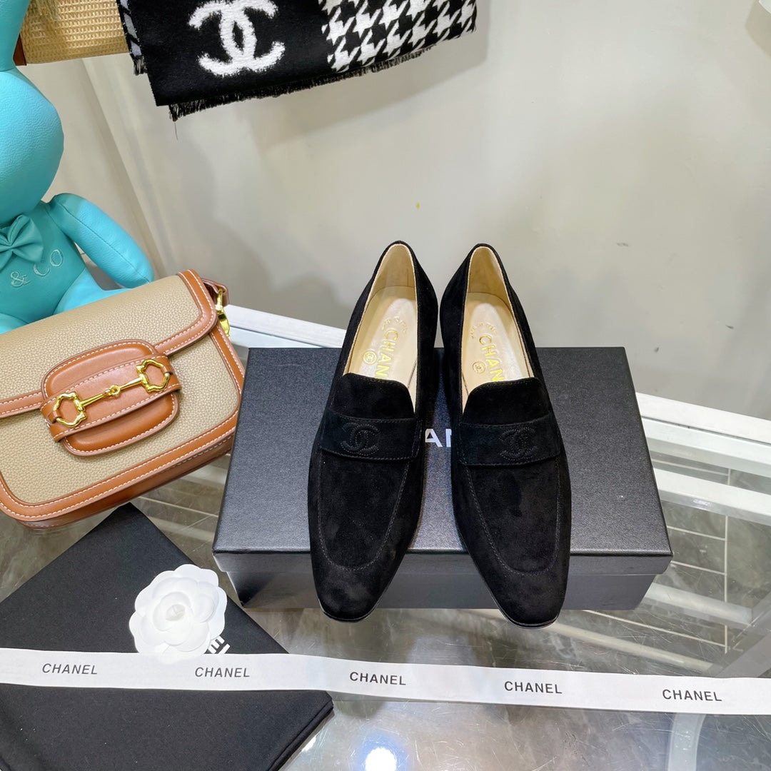 Chanel Loafers Black