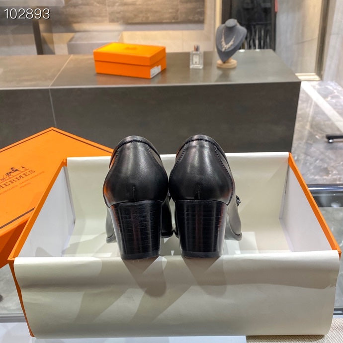 Hermes Elysee Pump Black