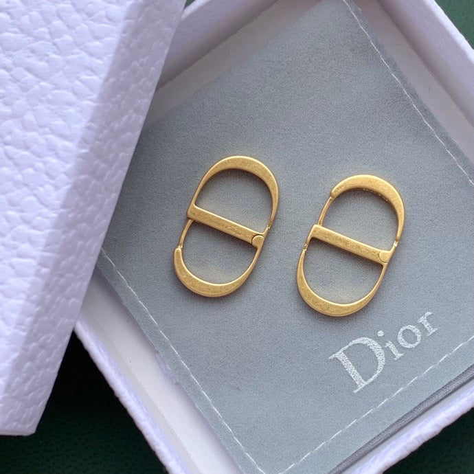 Dior Petit CD Stud Earrings