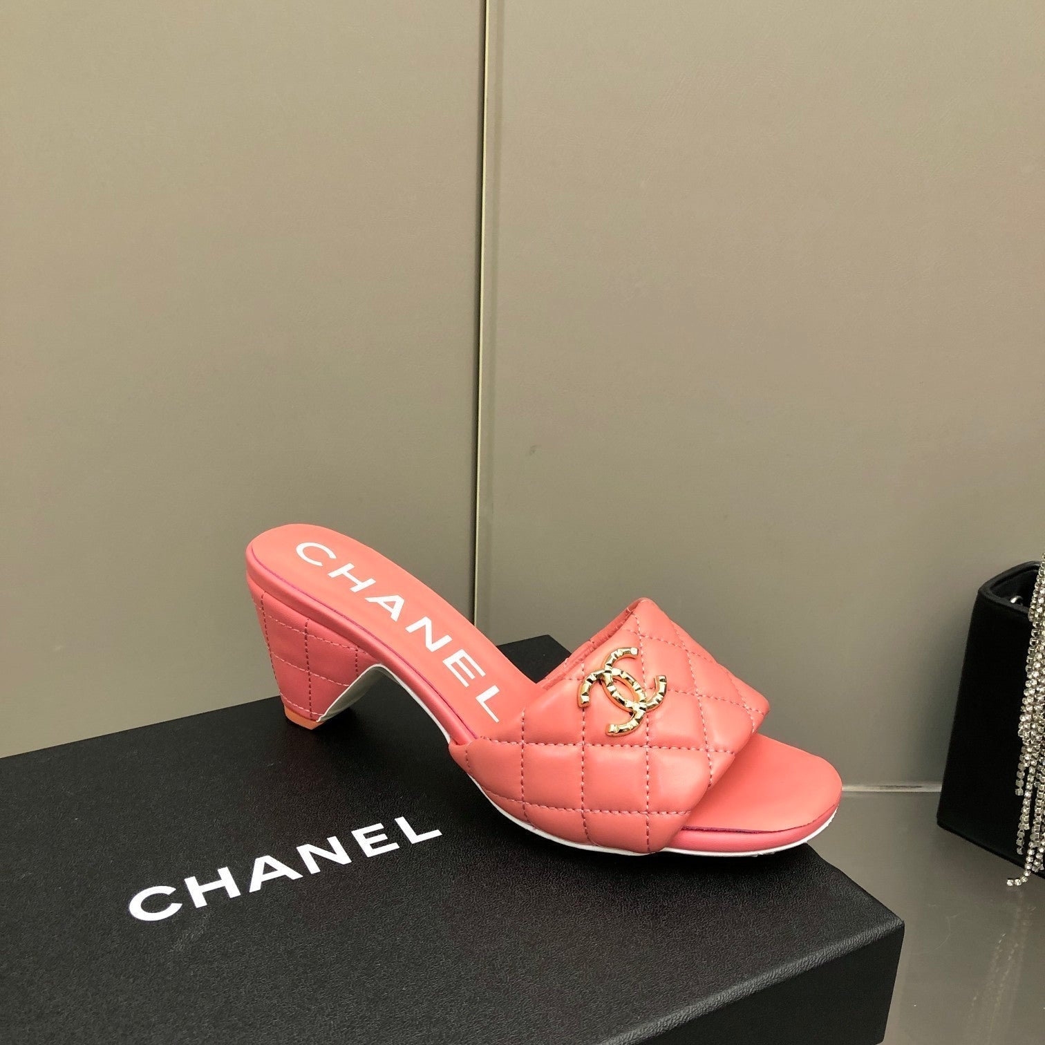 Chanel Mules Hot Pink