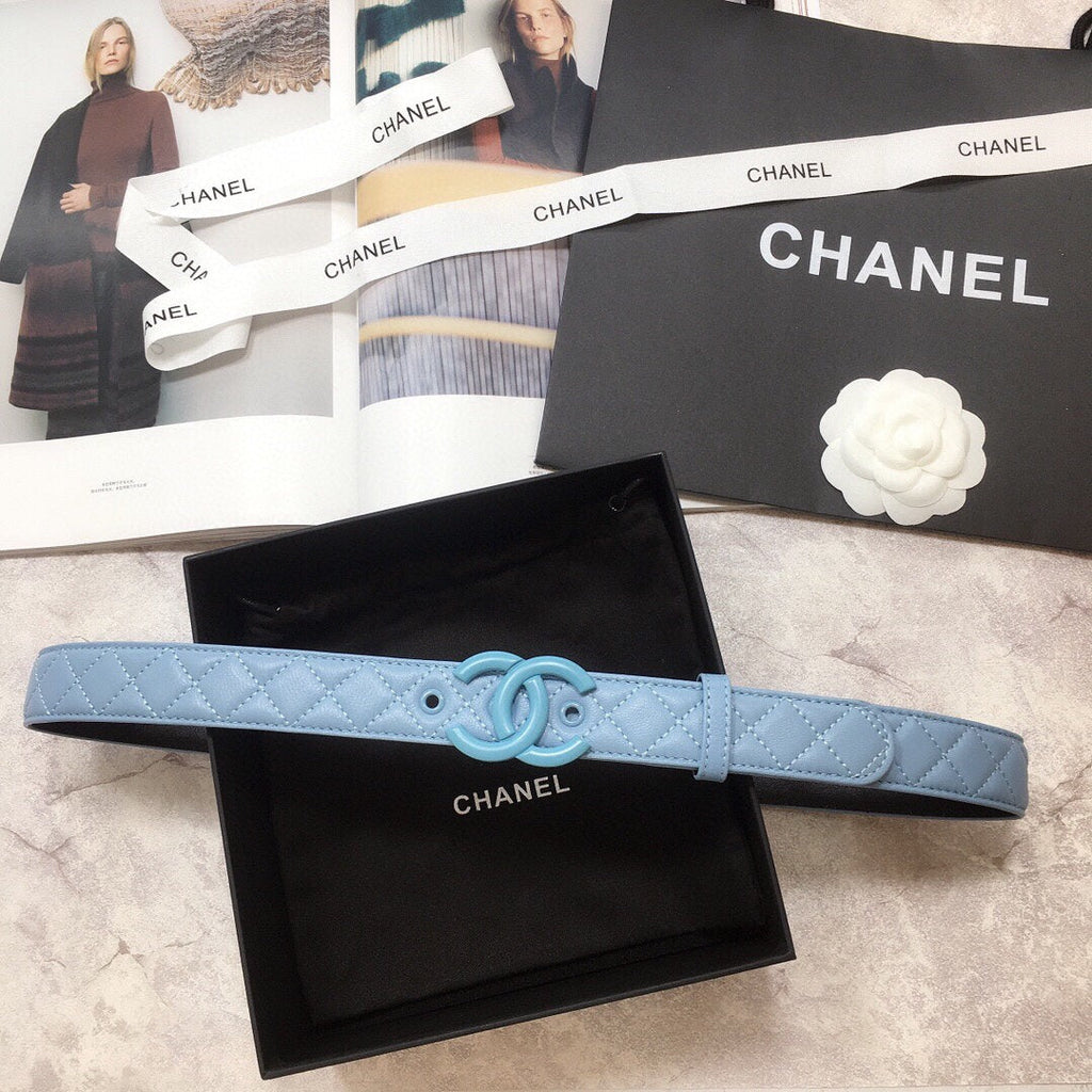 Chanel Belt With Double C Buckle