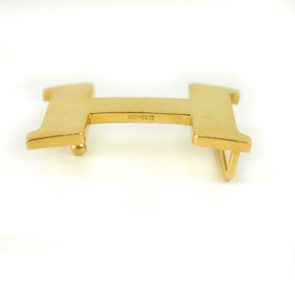 HERMES "Mini Constance" Black/Brown Reversible "H" Belt fits 26"- 28" (vy)