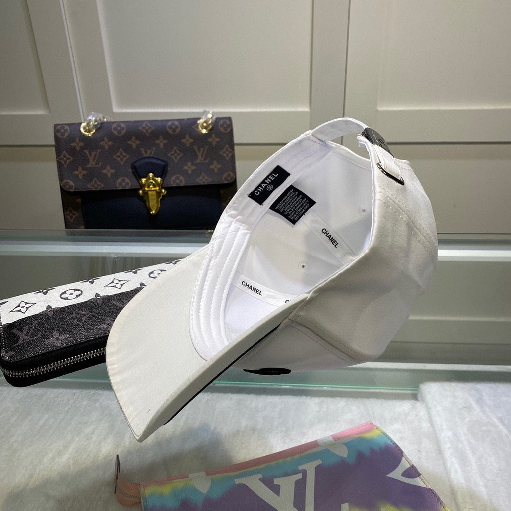 Chanel White Cap
