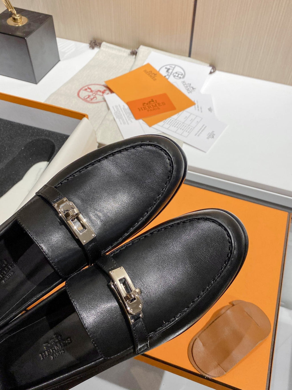 Hermes Destin Loafer Black