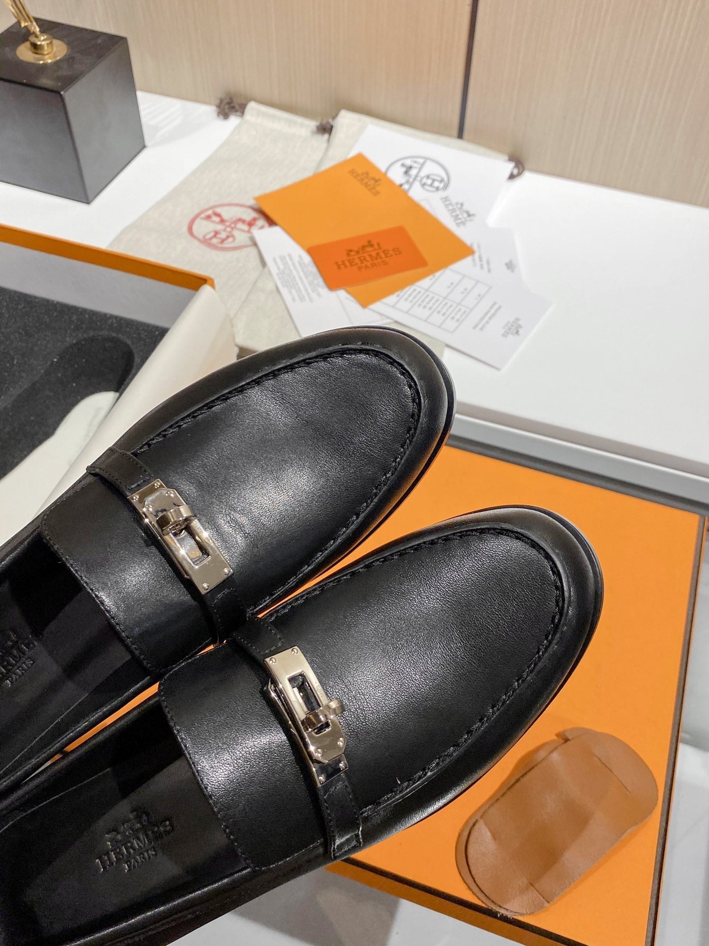 Hermes Destin Loafer Black
