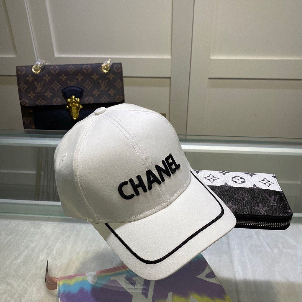 Chanel White Cap