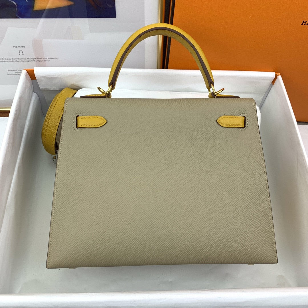 Hermes Kelly 25 Togo Gold Hardware