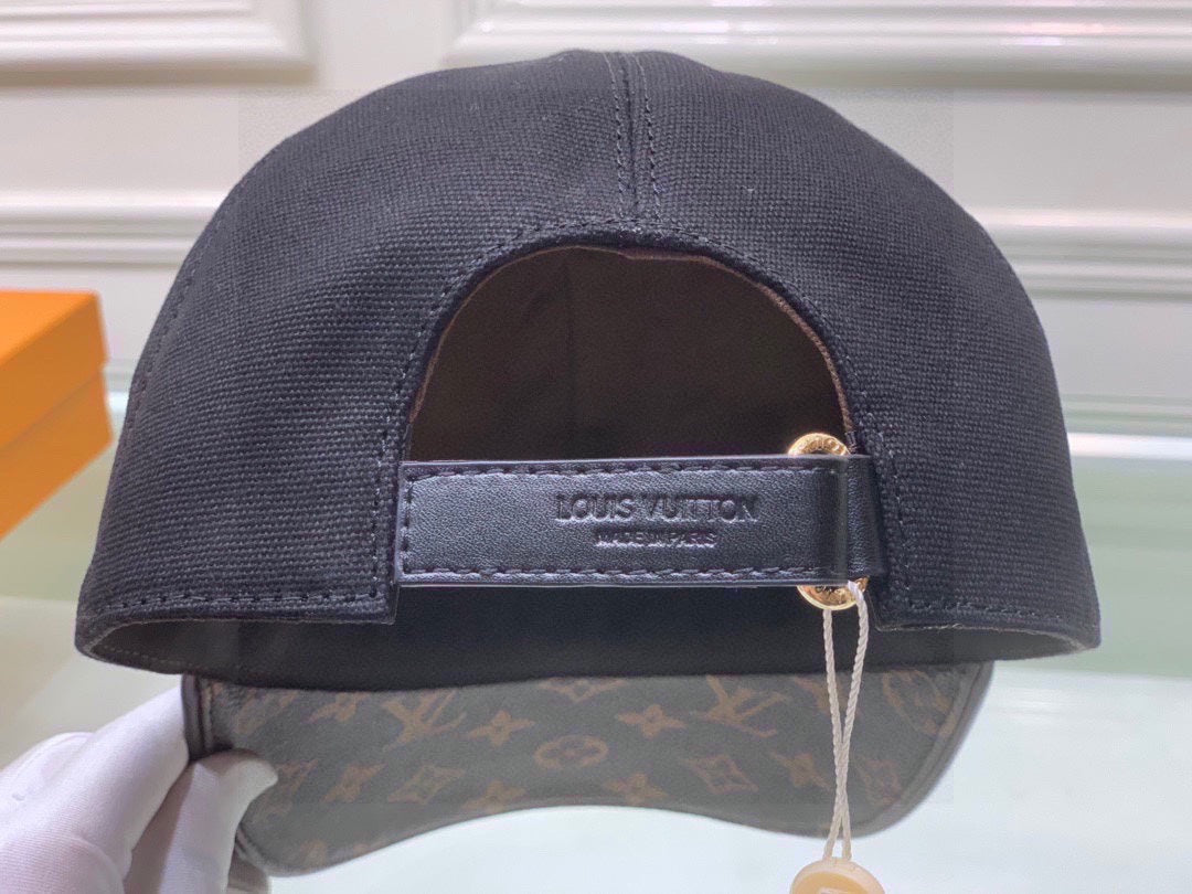 Casquettes Louis Vuitton x Supreme Cap Black & Brown
