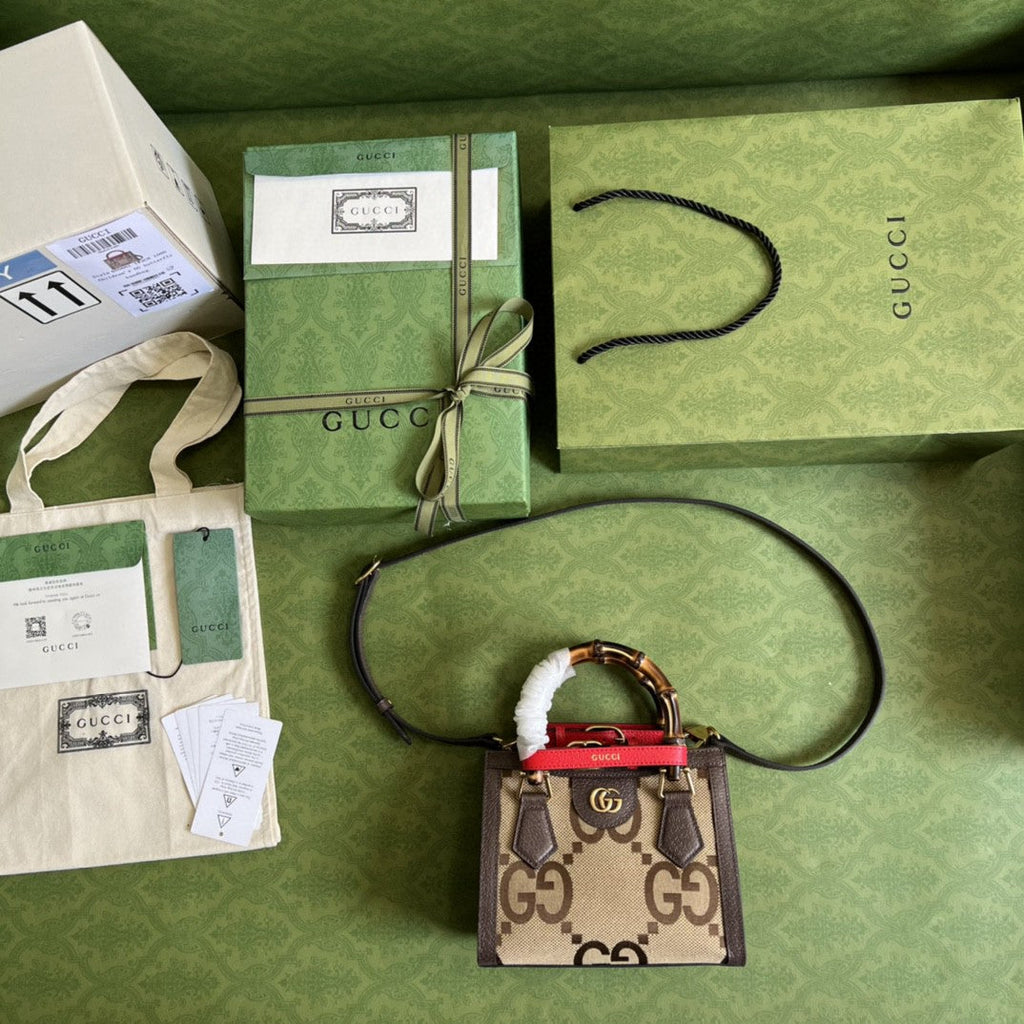 Gucci Ophidia GG Mini Bag 20cm Brown