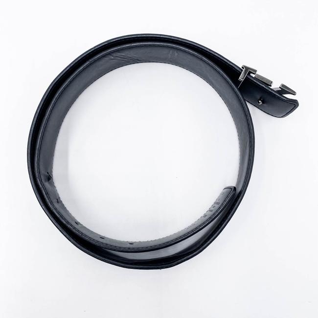 Louis Vuitton Black Calfskin Monogram Eclipse 40mm Lv Initiales Reversible Belt
