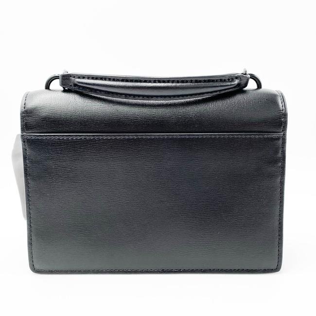 Saint Laurent Monogram Top Handle Sunset Noir Bhw Black Leather Shoulder Bag