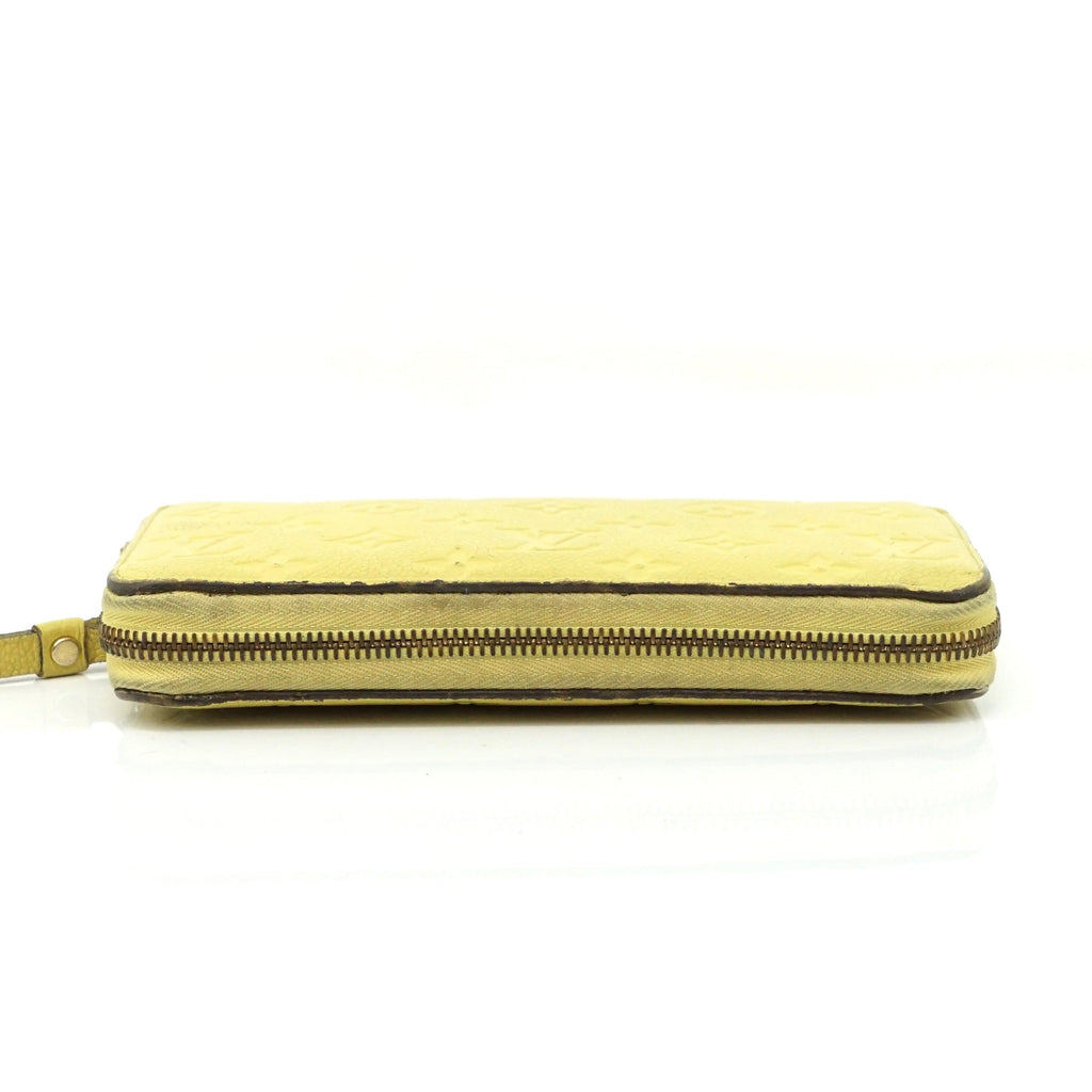 Louis Vuitton Zippy Wallet Yellow