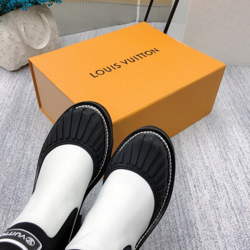 Louis Vuitton Beaubourg Ankle Boot Black/White