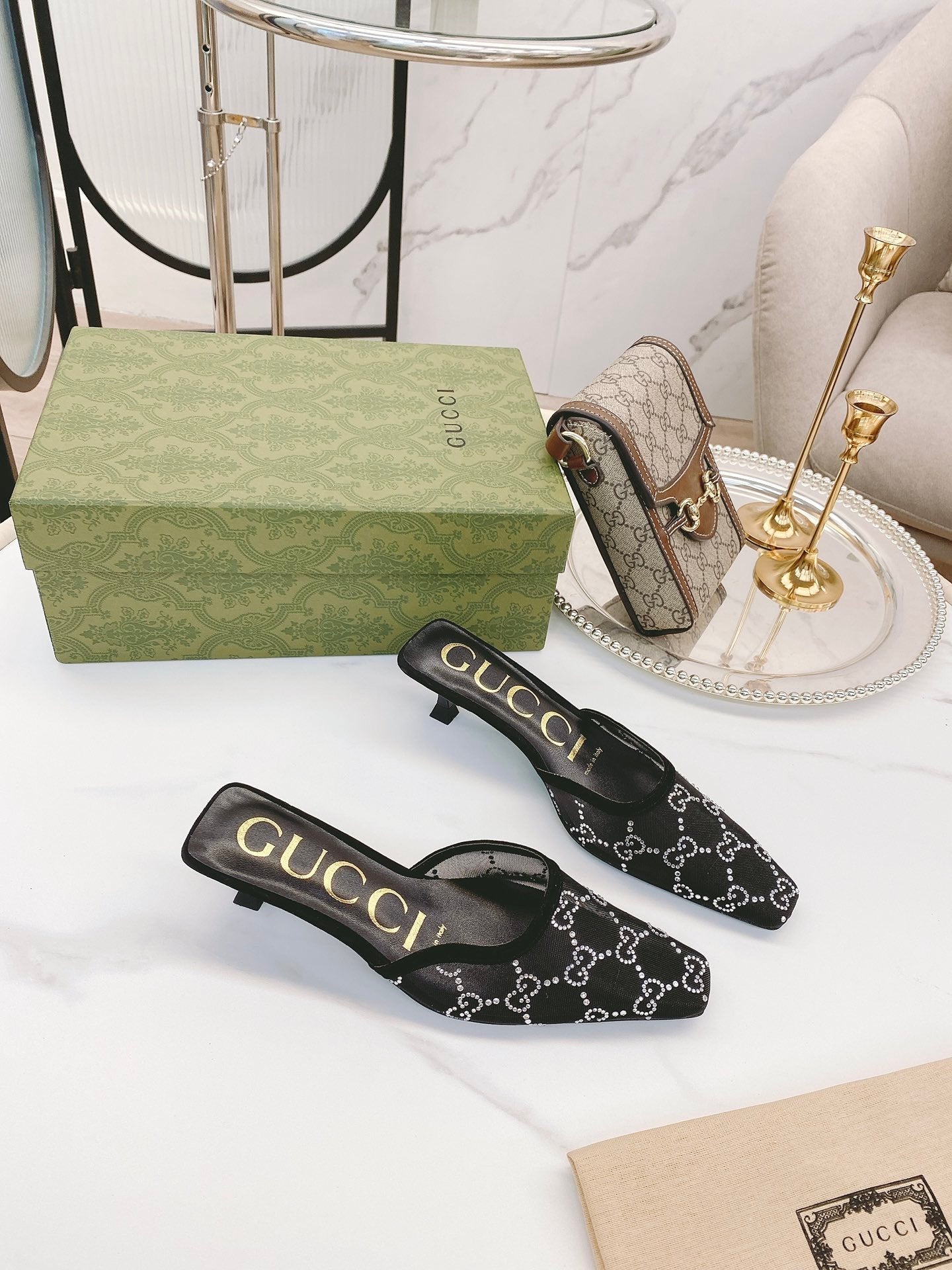 Gucci Slide Sandal Black