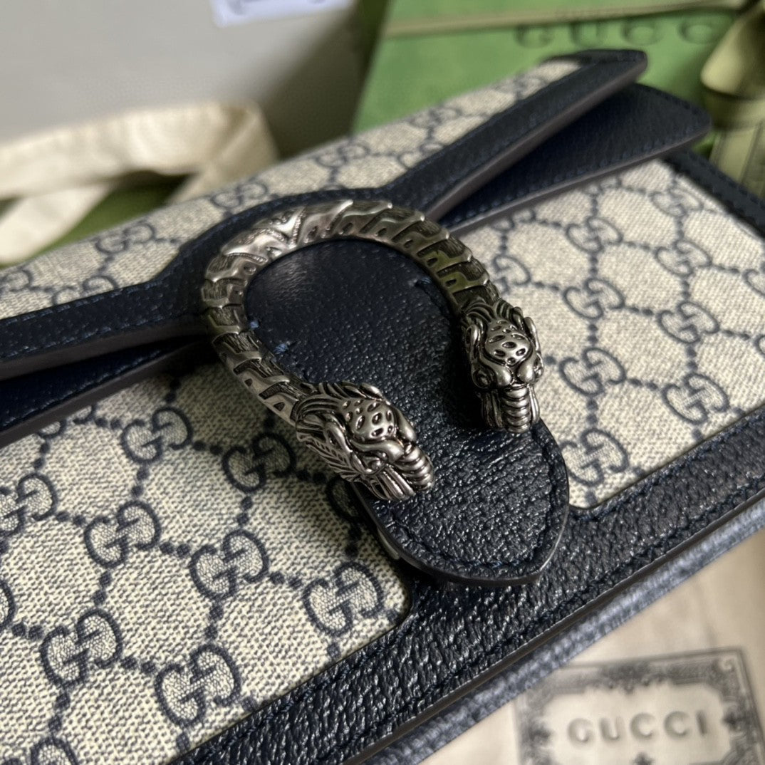 Gucci 499623 Dionysus Small GG Shoulder Bag 25cm Beige