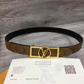 Louis Vuitton Reversiable Belt Brown
