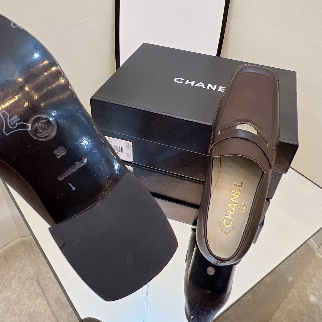 Chanel Loafers Brown