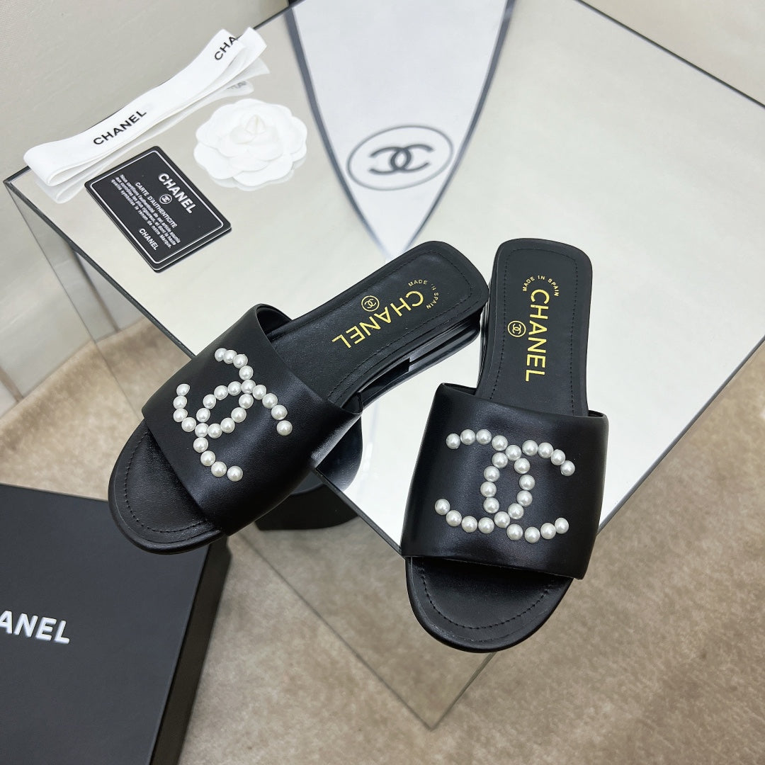 Chanel Sandals Black