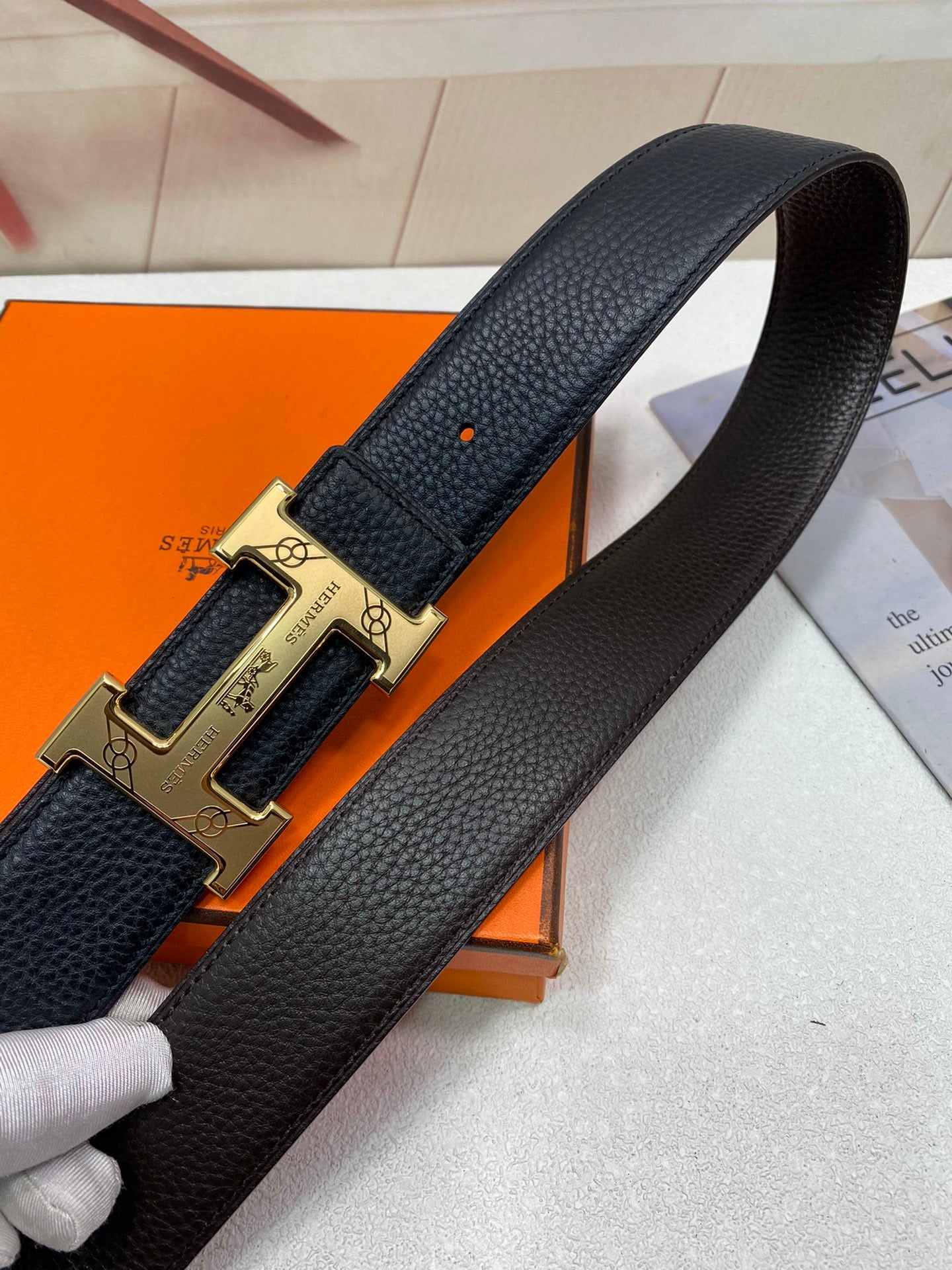 Hermes Quizz Touareg Belt Buckle Reversible