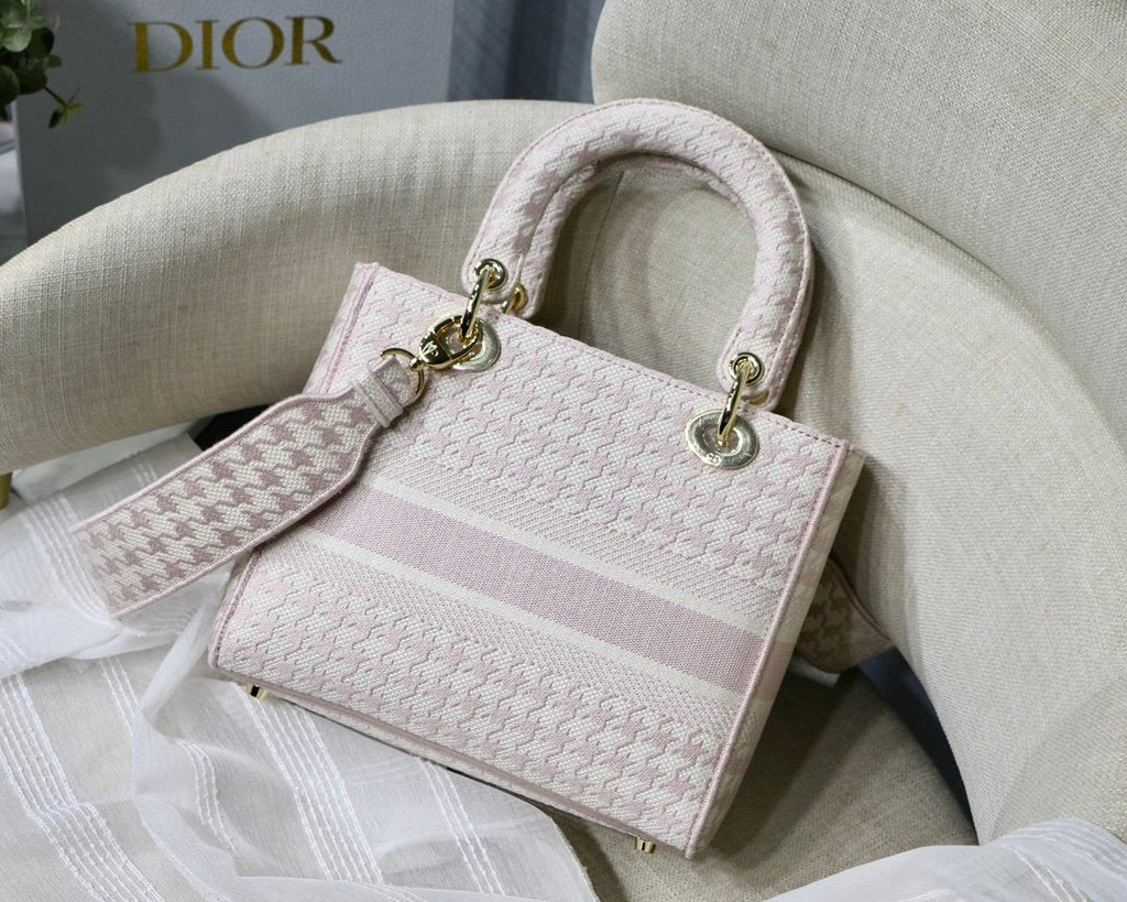 Christian Dior Medium Lady D-Lite Bag 24cm Black