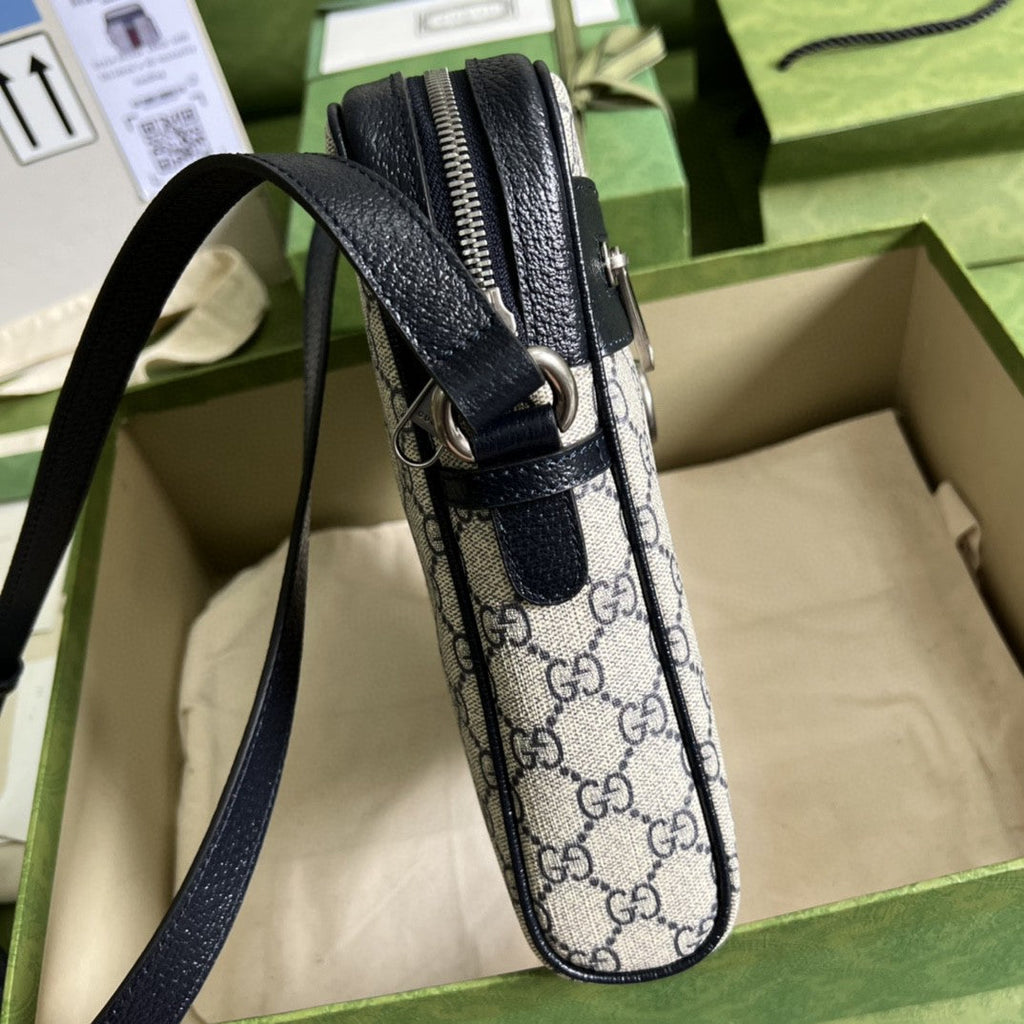 Gucci Ophidia GG Small Messenger Bag 24cm Beige