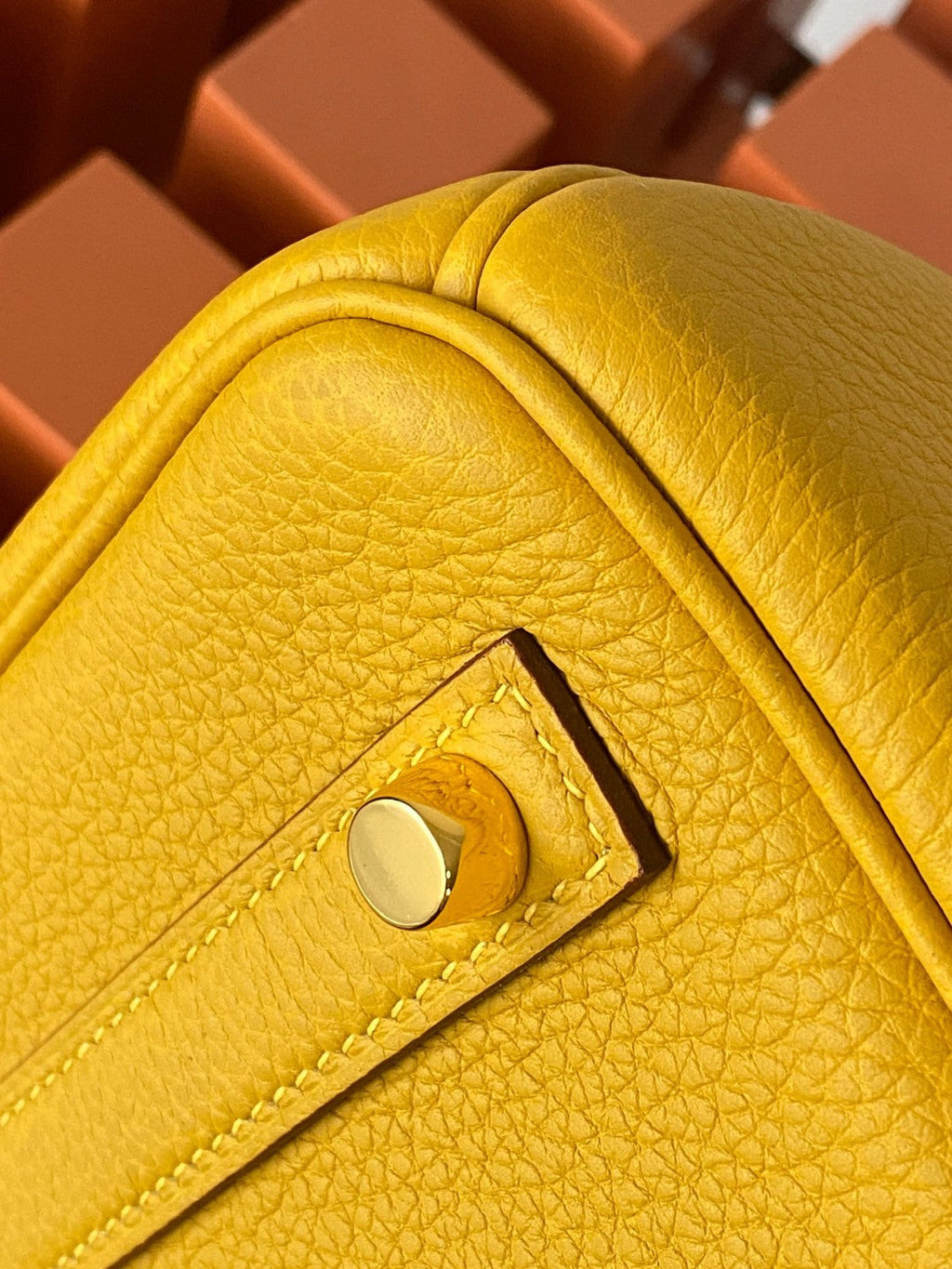 Hermes Birkin 25 Nata Swift Gold Hardware Yellow