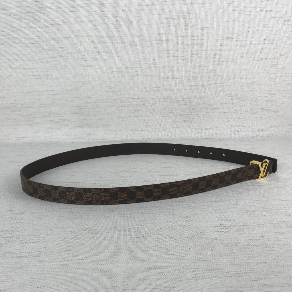 Louis Vuitton LV Initiales Reversible Belt Brown