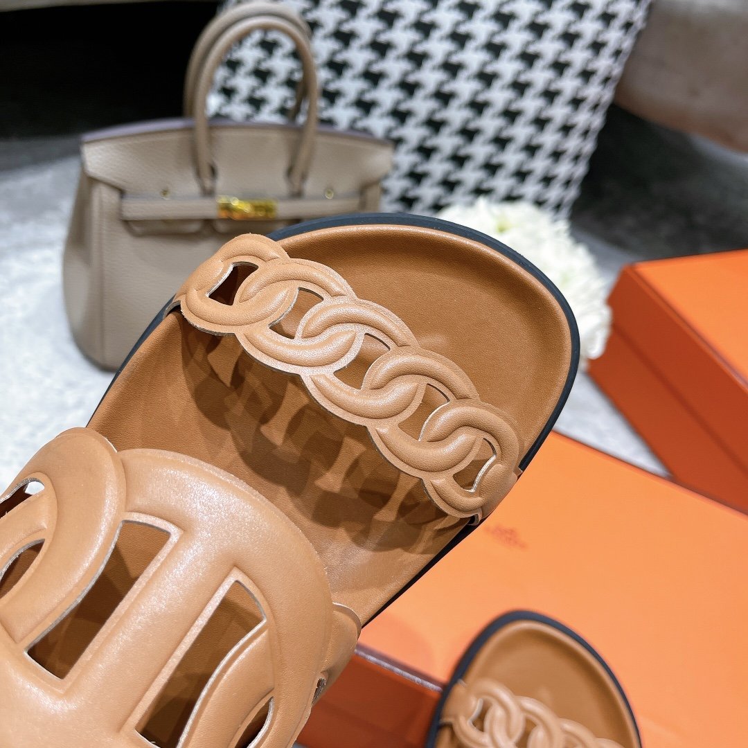 Hermes Extra Sandal Brown