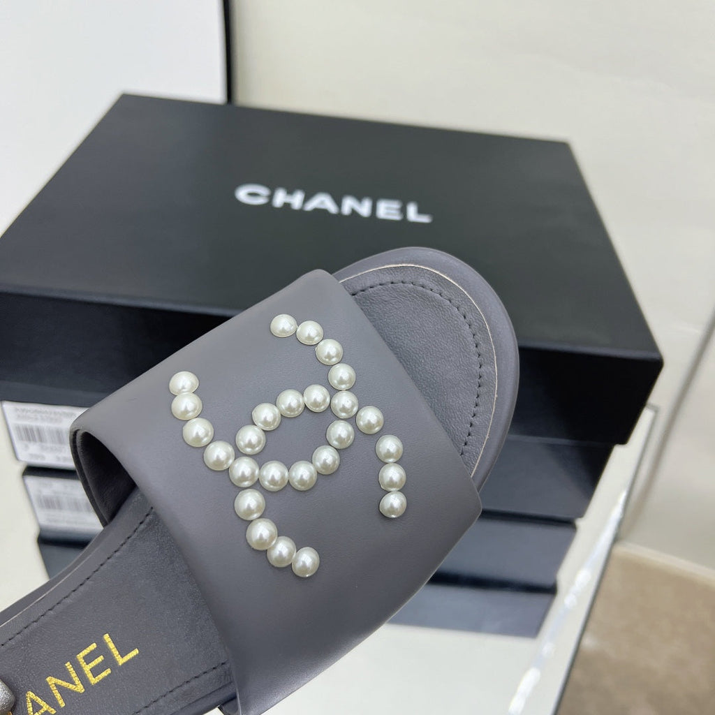 Chanel Sandals Grey