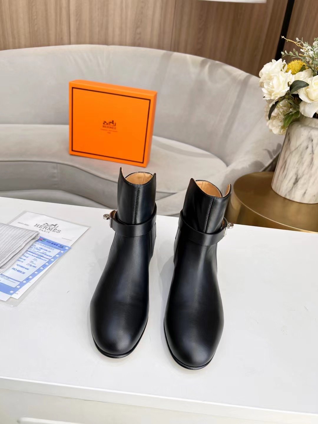Hermes Neo Ankle Boot Black