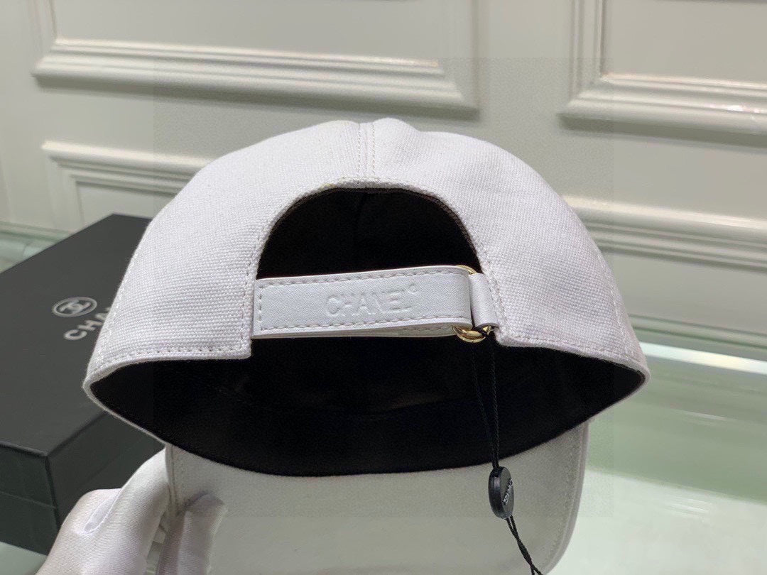 Chanel White Cap