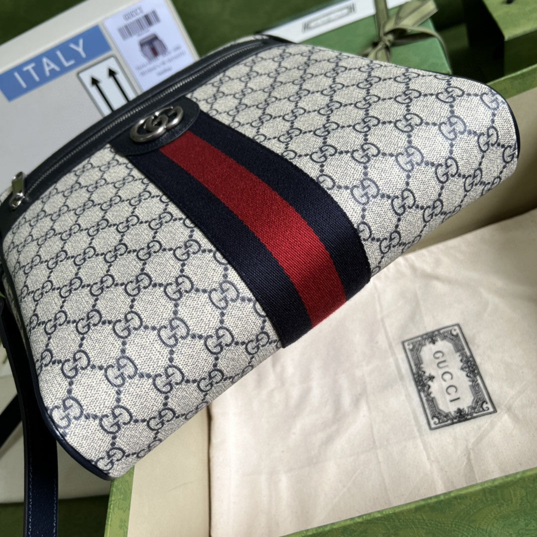 Gucci Ophidia GG Medium Messenger Bag 28cm Beige
