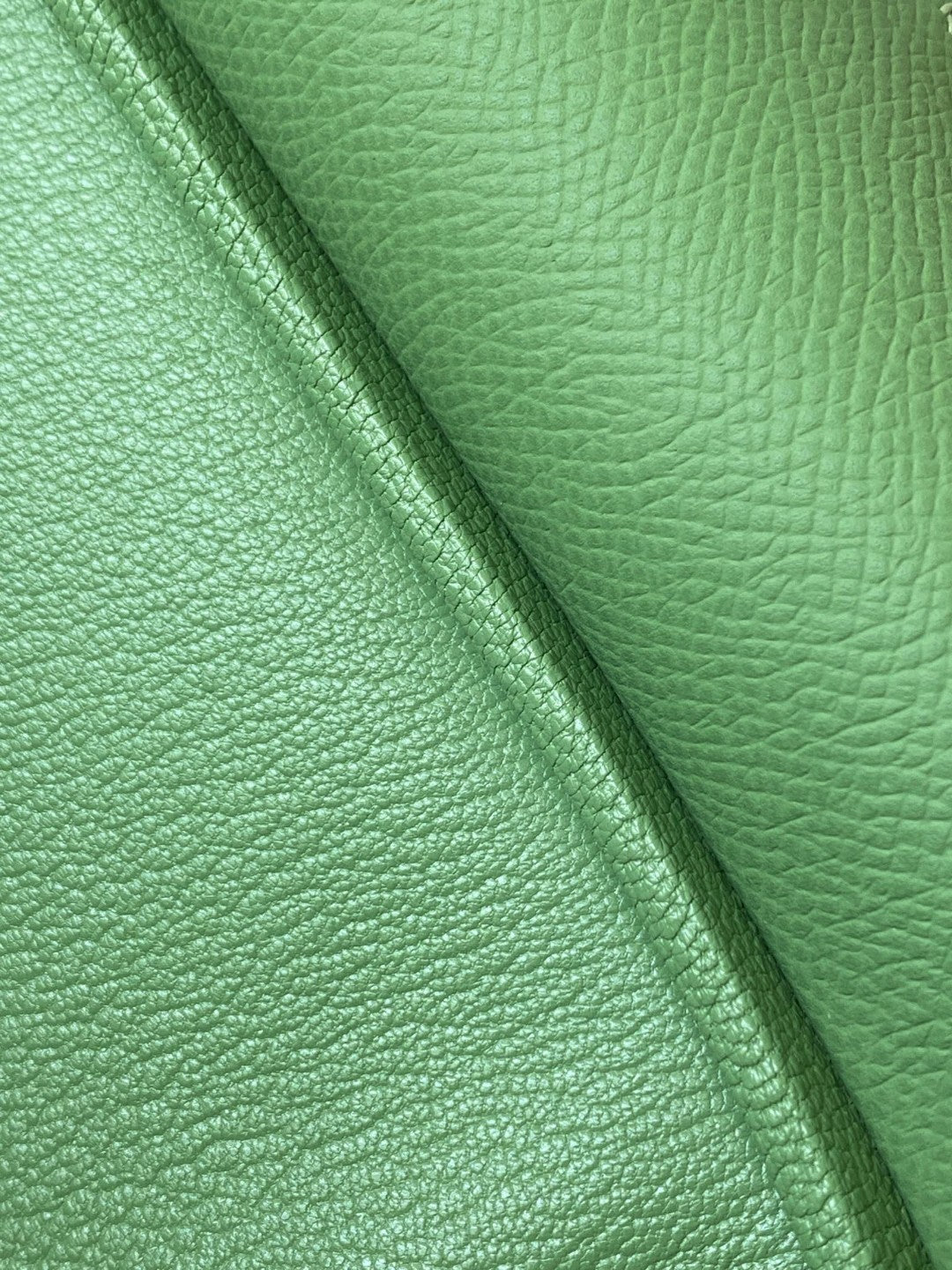 Hermes Birkin 30 Nata Swift Silver Hardware Green