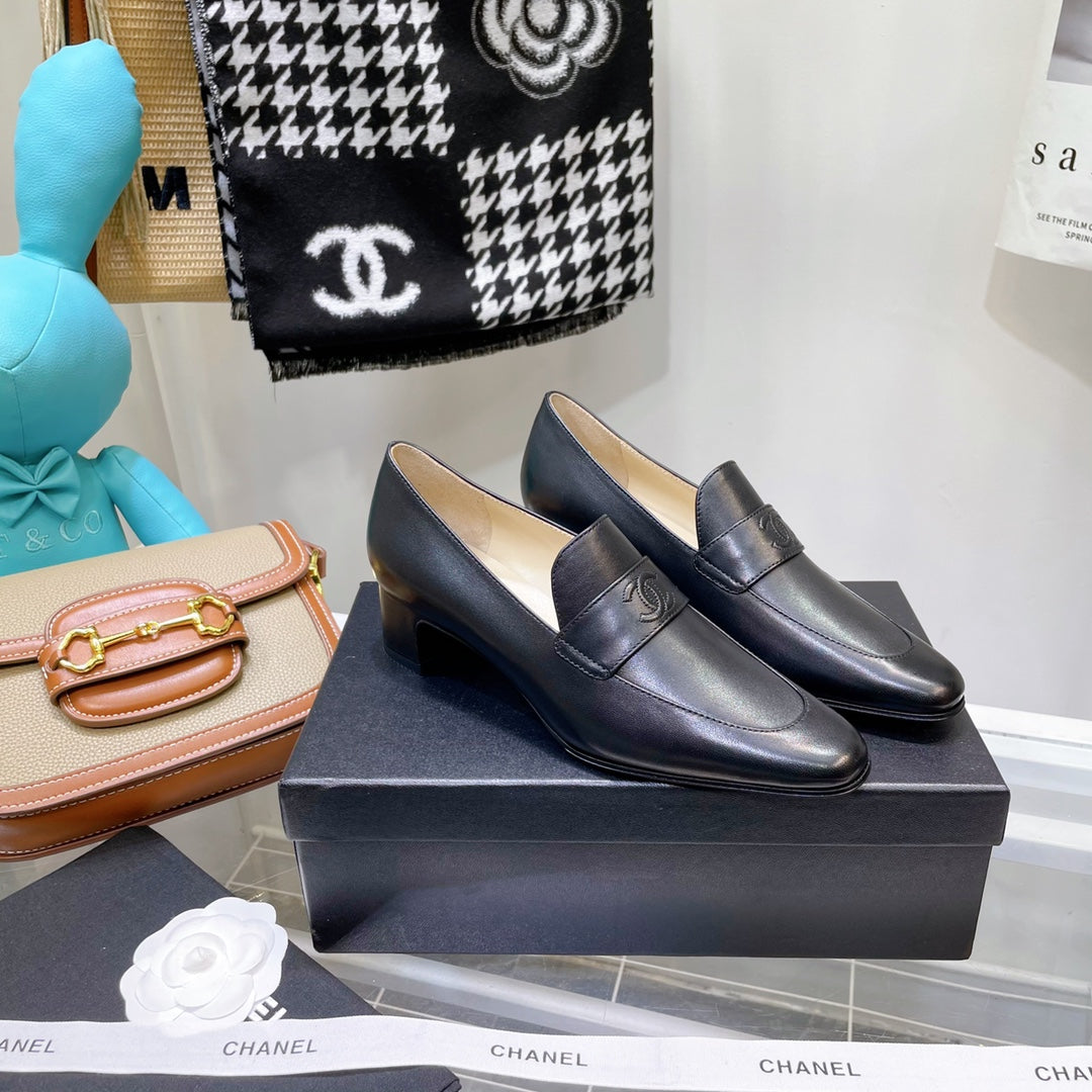 Chanel Loafers Black