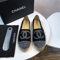 Chanel Tweed and Fabric Espadrilles Spring/Summer Collection Act 2 Black/Grey